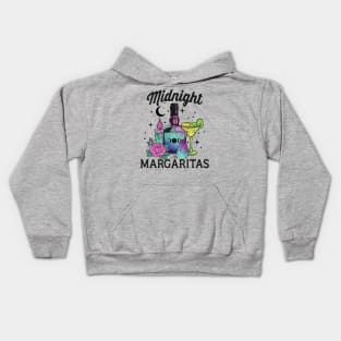 Midnight Margaritas Witch Halloween Kids Hoodie